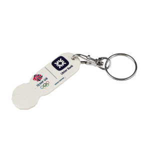 Ulster Bank Team GB Trolley Coin Keyring