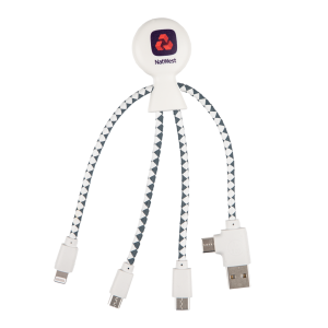 Mr. Bio White Charging Cable