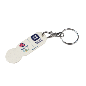 Royal Bank Team GB Trolley Coin Keyring